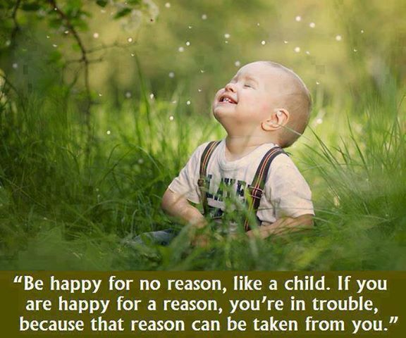 be happy for no reason